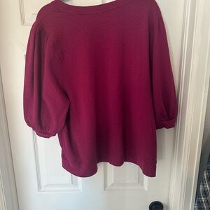 Women's Burgundy Top